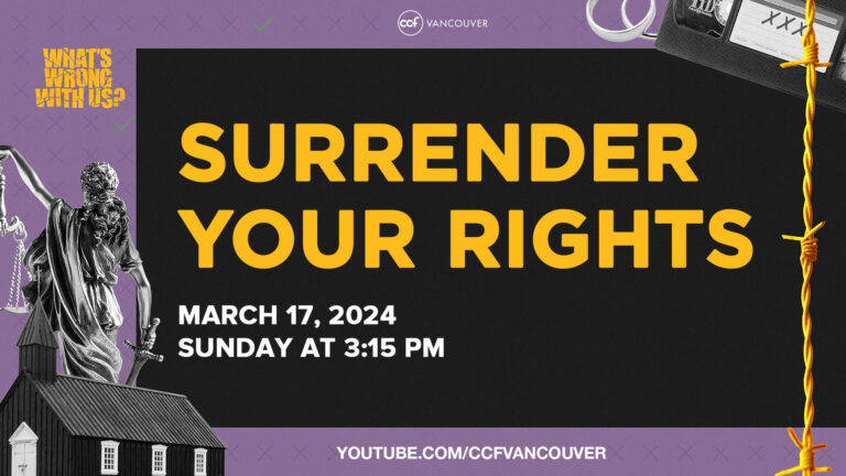 Surrender Your Rights