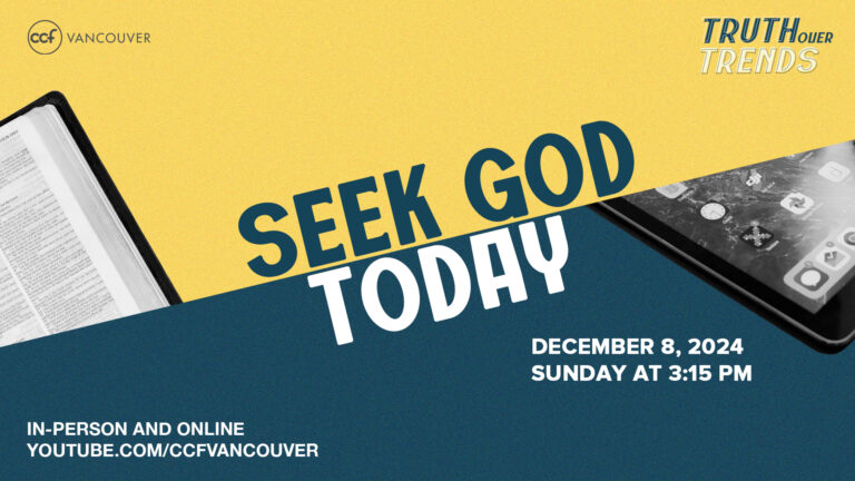 Seek God Today