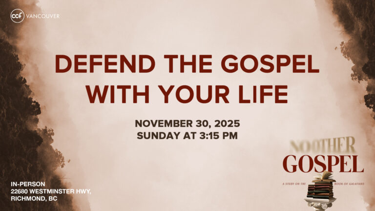 Defend the Gospel with your Life