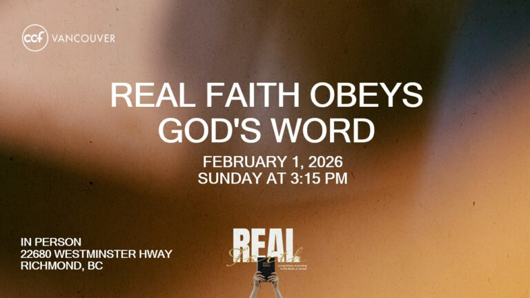 Real Faith Obeys God’s Word