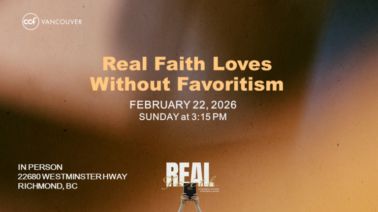 Real Faith Loves Without Favoritism