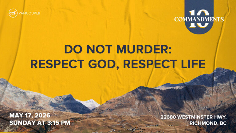Do Not Murder: Respect God, Respect Life