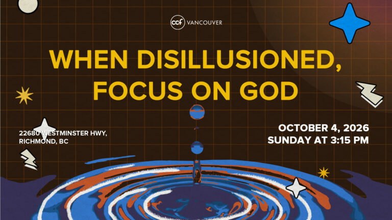 When Disillusioned, Trust God